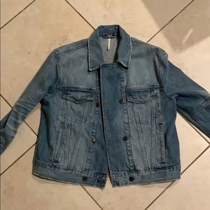 Brand new jean free people jacket size small